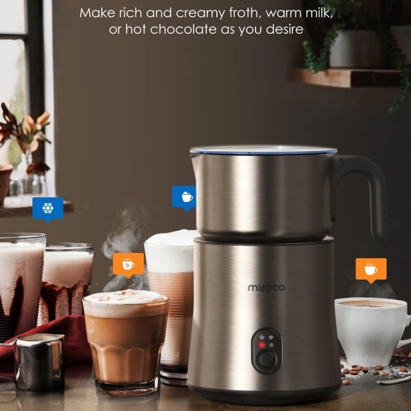 NEW Miroco MI-MF005 Stainless Steel Milk Frother.  4 in 1. MSR @ $138.90 - Picture 9 of 9